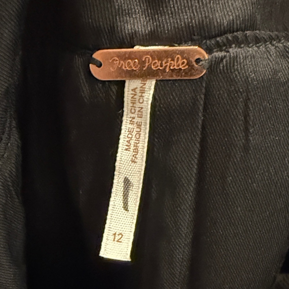 Free People Black leather Overalls - Picture 3 of 11